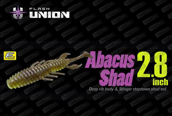 FLASH UNION Abacus Shad 2.8''