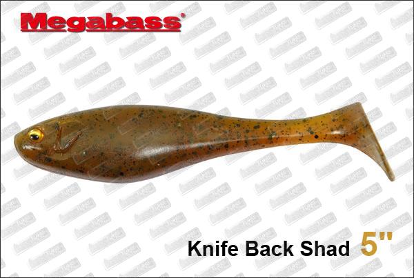 MEGABASS Knife Back Shad 5''