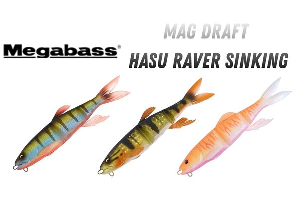 MEGABASS Mag Draft Hasu Raver Sinking