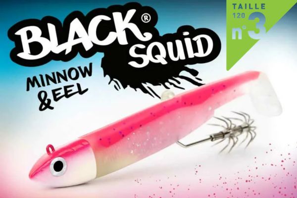 FIIISH Black Minnow Squid N°3 120mm