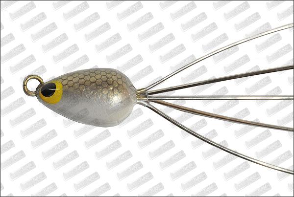 LONGASBAITS ''Give Me Five'' 4'' #Natural Gold