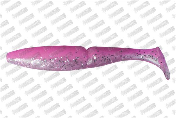 SAWAMURA One Up Shad Evolution 4'' #083 Pink Back  Glitter Belly
