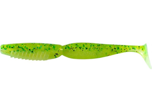 MEGABASS Spindle Worm 5'' Vios Mineral #Lime Shad