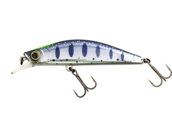 DUEL Hardcore Trout Heavy Flat (S) 60mm #HSSY Sight Silver Black Trout