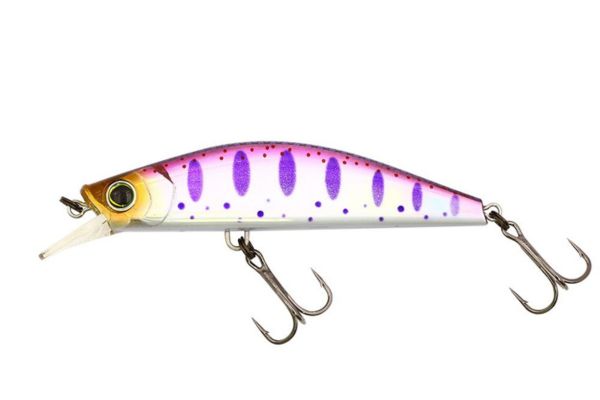 DUEL Hardcore Trout Heavy Flat (S) 80mm #HKVY Fluo. Purple Trout