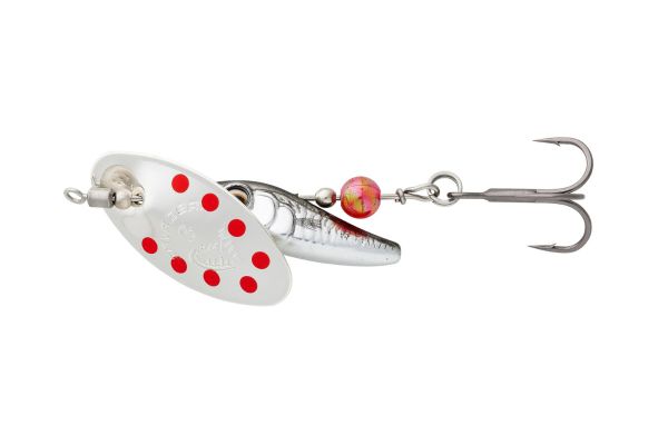 SAVAGE GEAR Sticklebait Spinner 4,5g #Dirty Silver Red