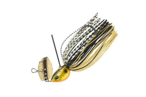 SAKURA Cover Bladed Jig 3/8 oz #JC14 Black & Gold