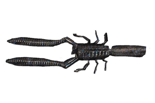 MEGABASS Bottle Shrimp 2.4'' #Black Blue