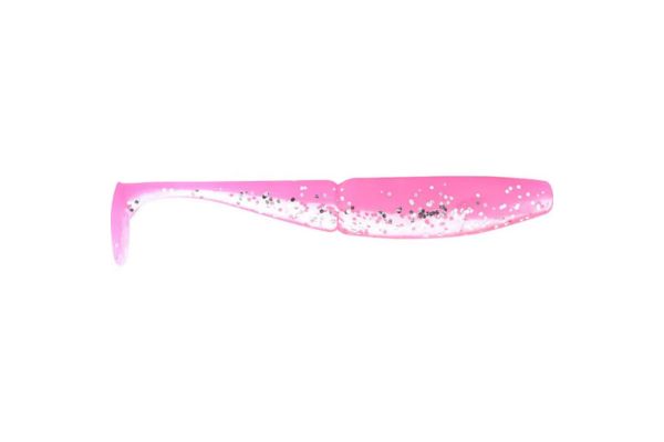 SAWAMURA One Up Shad Slim 4'' #083 Pink Back Glitter Belly