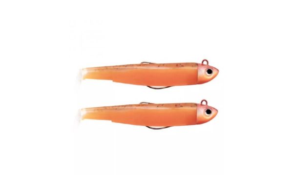 FIIISH Black Minnow N°2,5 105mm DOUBLE COMBO Shore 8g #Orange Glow