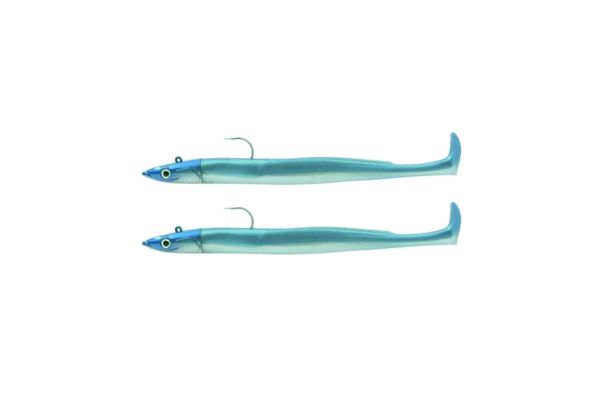 FIIISH Crazy Paddle Tail N°2 120mm DOUBLE COMBO OffShore 15g Pearl Blue