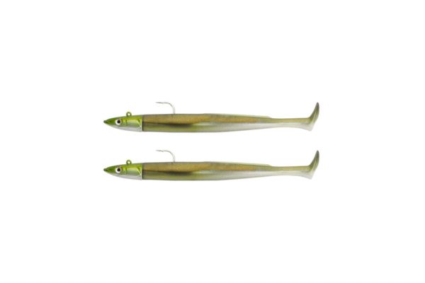 FIIISH Crazy Paddle Tail N°3 150mm DOUBLE COMBO OffShore 20g Khaki