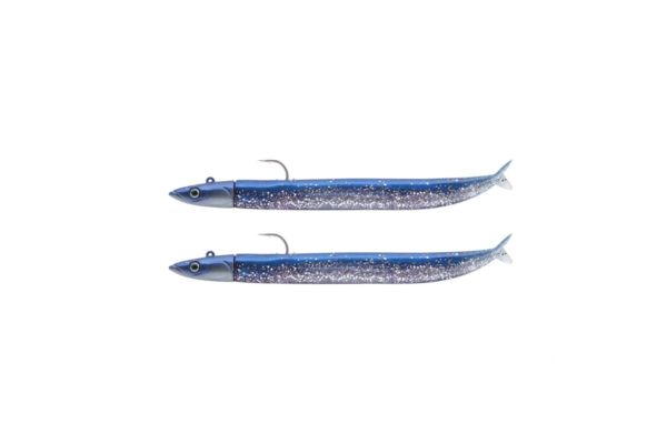 FIIISH Crazy Sand Eel N°4 180mm DOUBLE COMBO OffShore 35g Blue Strike