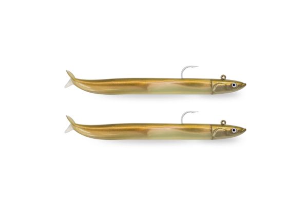 FIIISH Crazy Sand Eel N°3 150mm DOUBLE COMBO OffShore 20g Gold