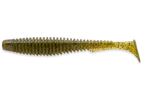 FISHUP U-Shad 2.5'' #074 Green Pumpkin Seed