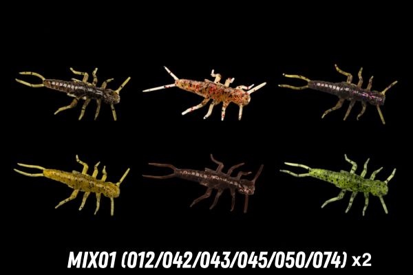 FISHUP Stonefly 0.75'' #Mix01 (012/042/043/045/050/074)x2