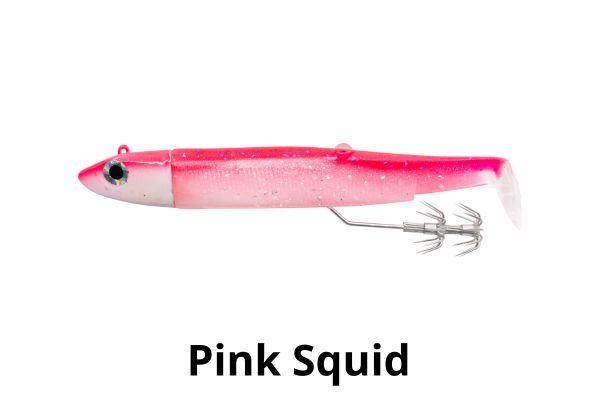 FIIISH Black Minnow Squid N°2 90mm SIMPLE COMBO X-Deep 20g #Pink Squid
