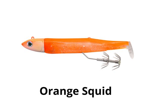 FIIISH Black Minnow Squid N°2 90mm SIMPLE COMBO X-Deep 20g #Orange Squid